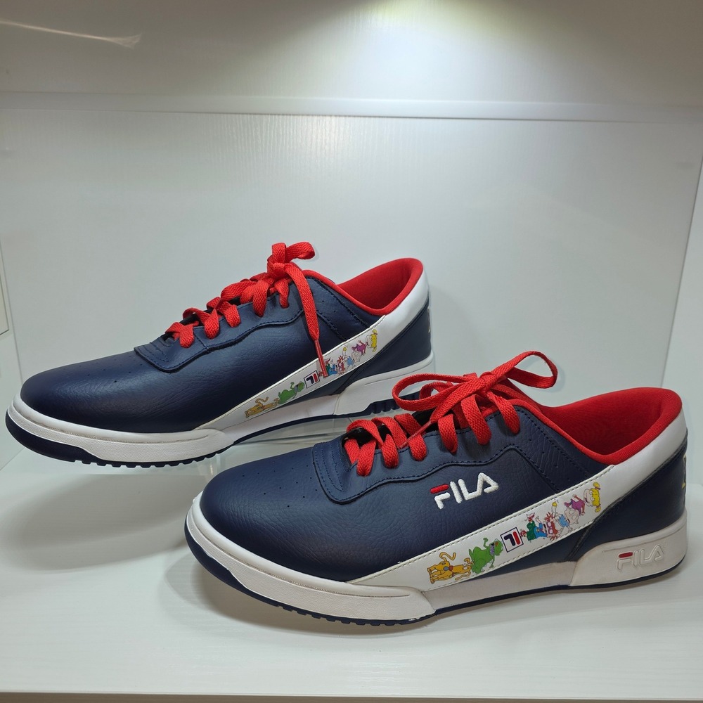 Fila Original Fitness Rugrats Navy Blue Red White‎ Mens Sneakers 1FM00644-422 12